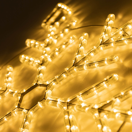 картинка Световая фигура светодиодная ARD-SNOWFLAKE-M9-900x900-360LED Warm (230V, 22W) (Ardecoled, IP65) 034257 от магазина BTSvet