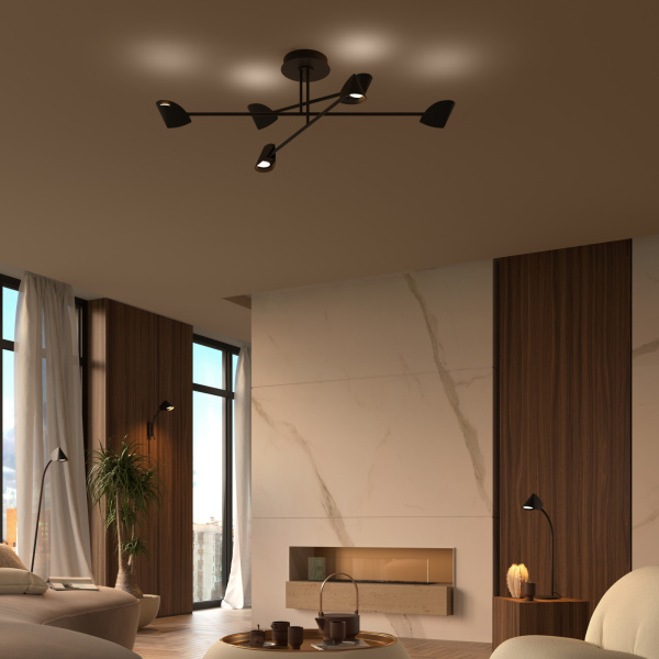 картинка Потолочная люстра светодиодная Capuccina 7580 от магазина BTSvet