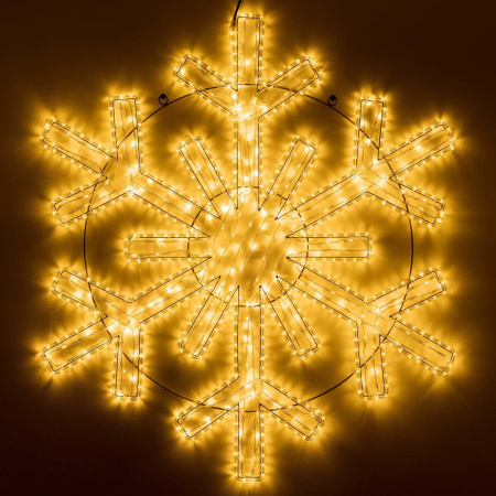 Световая фигура светодиодная ARD-SNOWFLAKE-M11-1250x1200-604LED Warm (230V, 36.5W) (Ardecoled, IP65) 034261