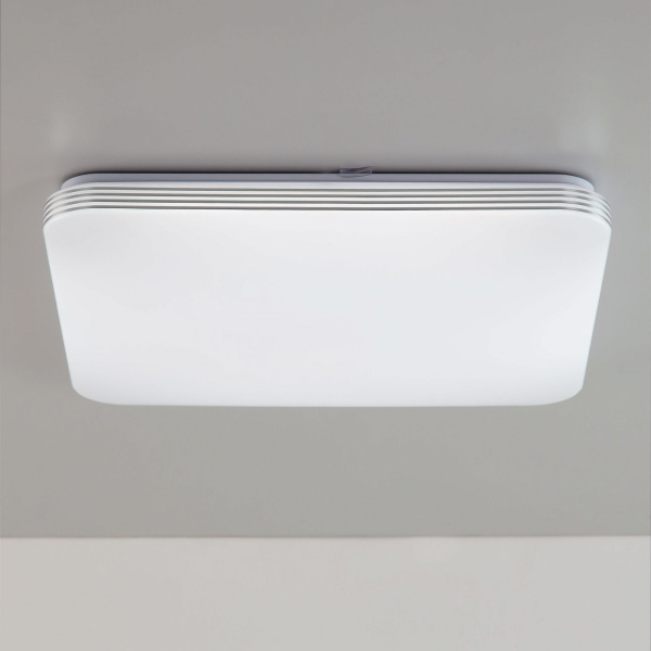 картинка Потолочный светильник светодиодный с пультом и диммером регулировкой цветовой температуры Симпла CL714K680G RGB от магазина BTSvet