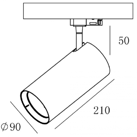 картинка Трековый светильник Horus 707109 от магазина BTSvet