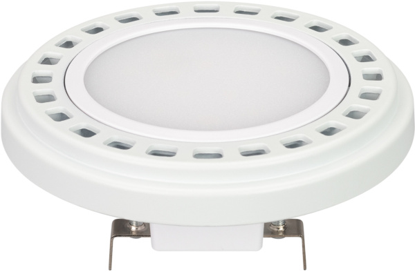 Лампа AR111-UNIT-G53-12W- Warm3000 (WH, 120 deg, 12V) (Arlight, Металл) 026887
