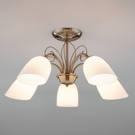 картинка Потолочная люстра Stefanie 30107/5 античная бронза от магазина BTSvet