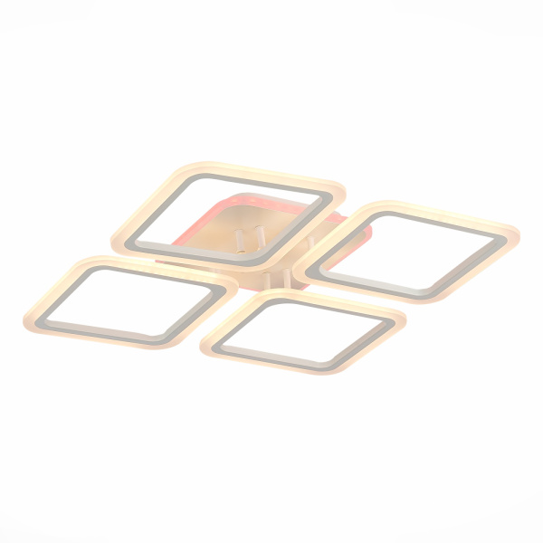 картинка Потолочная люстра светодиодная диммируемая с пультом регулировкой цветовой температуры и яркости Qutro SLE200452-04RGB от магазина BTSvet