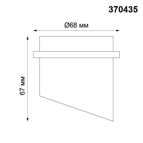 картинка Встраиваемый светильник Butt 370435 от магазина BTSvet