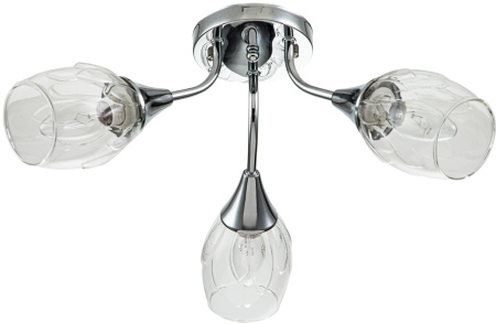 картинка Потолочная люстра Tulip 670/3P E14*40W Chrome от магазина BTSvet