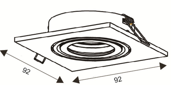 картинка Встраиваемый светильник Tube 22955/01/30 от магазина BTSvet