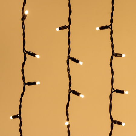 картинка Светодиодная гирлянда ARD-CURTAIN-PRO-2000x3000-BLACK-760LED-STD WARM (230V, 70W) (Ardecoled, IP65) 026065 от магазина BTSvet