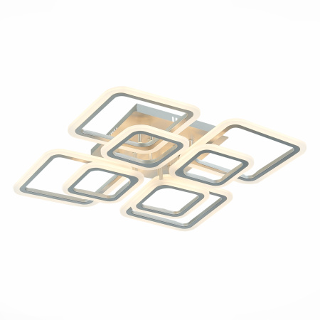 картинка Потолочная люстра светодиодная диммируемая с пультом регулировкой цветовой температуры и яркости Qutro SLE200492-08 от магазина BTSvet