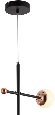 картинка Подвесной светильник светодиодный LED LAMPS 81338 GOLD BLACK от магазина BTSvet