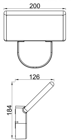 картинка Настенный светильник уличный Alkes 731138 от магазина BTSvet