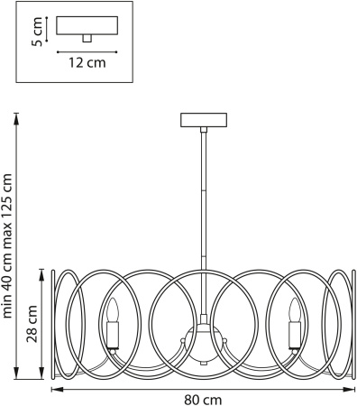картинка Потолочная люстра Regolo 713083 от магазина BTSvet