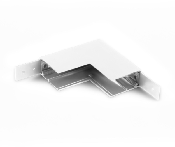 Коннектор угловой внутренний для накладного шинопровода белый Elektrostandard Slim Magnetic 85091/11