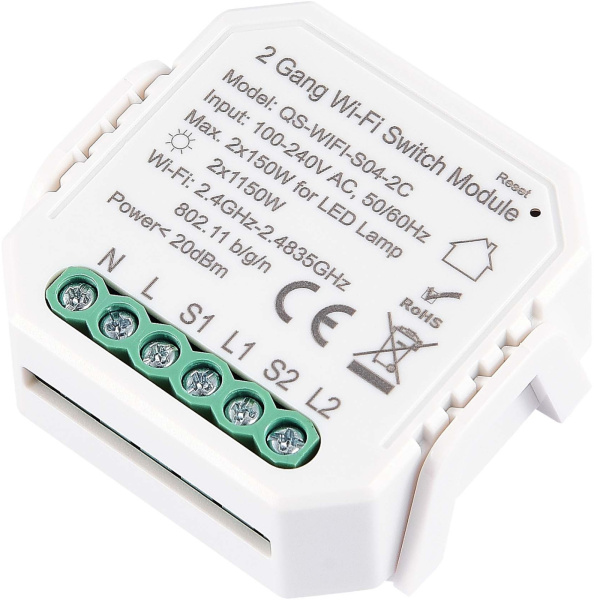 WIFI реле 2 канала, 2х5A ST Luce Around ST9000.500.02C