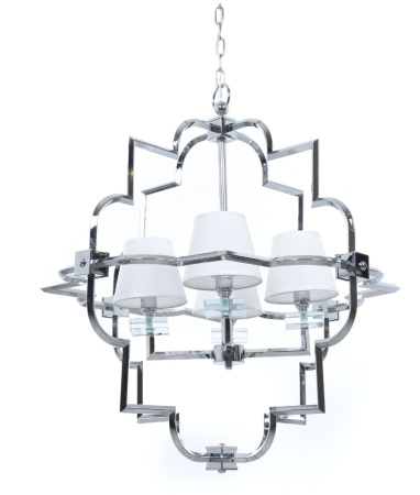 картинка Подвесная люстра LDP 8020-4 CHR+WT от магазина BTSvet