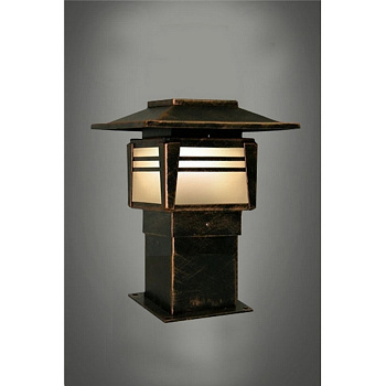 Кованый наземный уличный фонарь Novara 330-33/bg-11