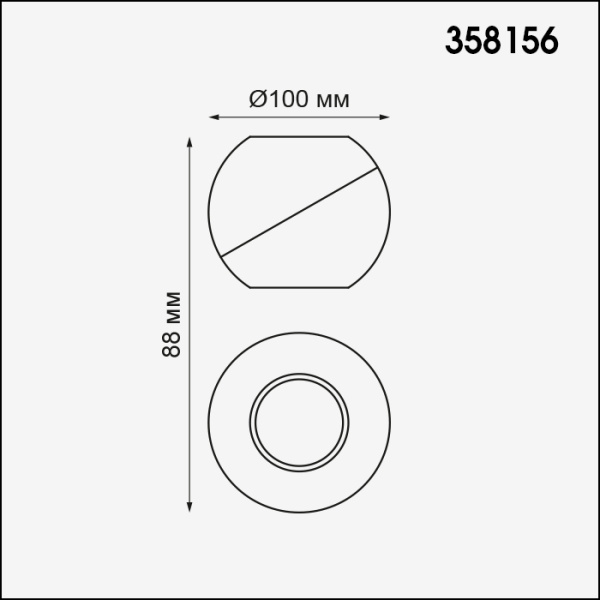 картинка Накладной светильник Ball 358156 от магазина BTSvet