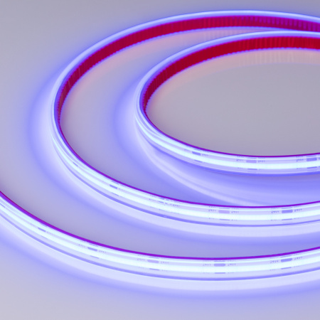 картинка Светодиодная лента COB-5000PS-CSP-544-24V Blue (10mm, 11.5W, IP67) (Arlight) 032182 от магазина BTSvet