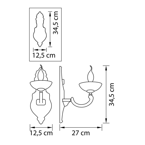 картинка Бра Barcato 697612 от магазина BTSvet