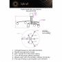 картинка Потолочная люстра светодиодная Ewelina APL.621.07.09 от магазина BTSvet