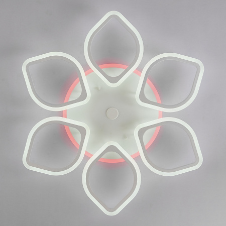 картинка Потолочная люстра светодиодная с пультом и управлением смартфоном регулировкой цветовой температуры и яркости RGB Ромби Смарт CL236A160E от магазина BTSvet