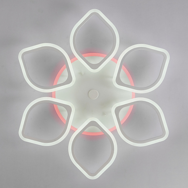 картинка Потолочная люстра светодиодная с пультом и управлением смартфоном регулировкой цветовой температуры и яркости RGB Ромби Смарт CL236A160E от магазина BTSvet