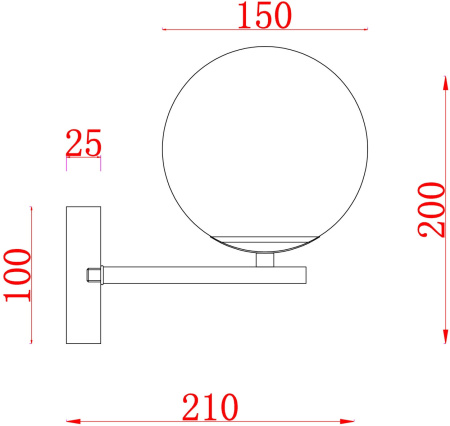 картинка Бра Marble FR5230WL-01BS от магазина BTSvet