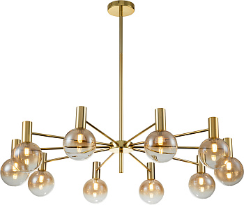 Люстра потолочная на штанге Collana V000221 (13015/10R Gold)