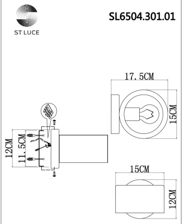 картинка Бра ST Luce Vico SL6504.301.01 от магазина BTSvet