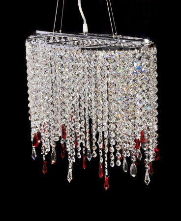 картинка Подвесная люстра хрустальная Santosa LDP 7051-4 CHR от магазина BTSvet