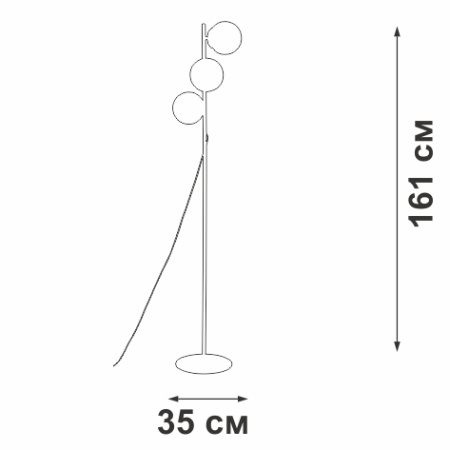 картинка Торшер V2941-1/3P от магазина BTSvet