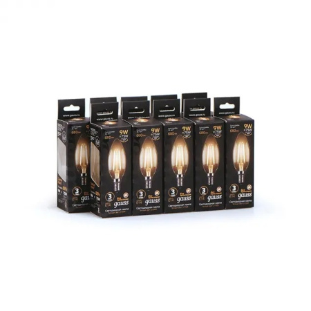 картинка Лампочка LED Filament Candle E14 9W 2700К 1/10/50 103801109 от магазина BTSvet