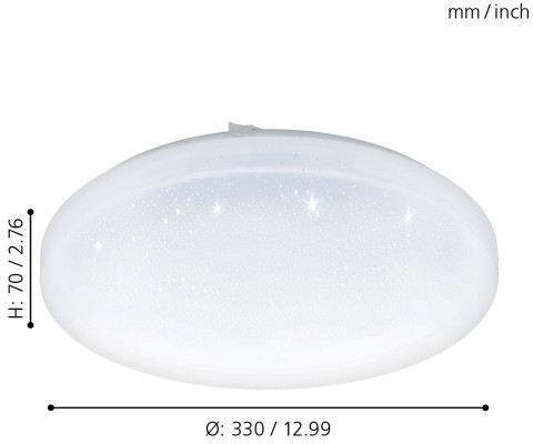 картинка Настенно-потолочный светильник Frania-s 97878 от магазина BTSvet