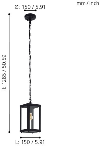 картинка Уличный светильник подвесной Alamonte 94788 от магазина BTSvet