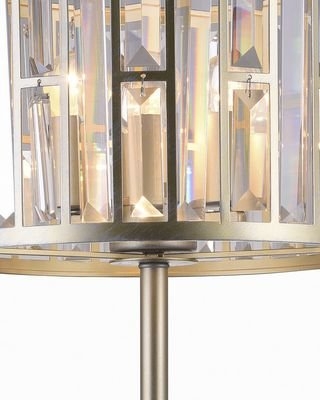 картинка Интерьерная настольная лампа хрустальная Carol 0003/3T-SRGD-CL от магазина BTSvet