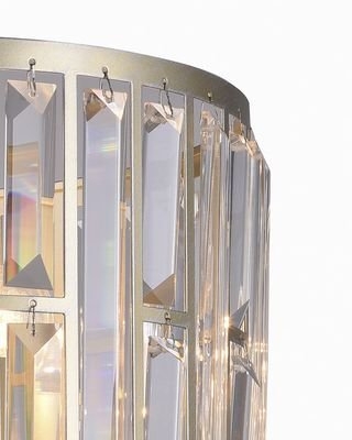 картинка Интерьерная настольная лампа хрустальная Carol 0003/3T-SRGD-CL от магазина BTSvet