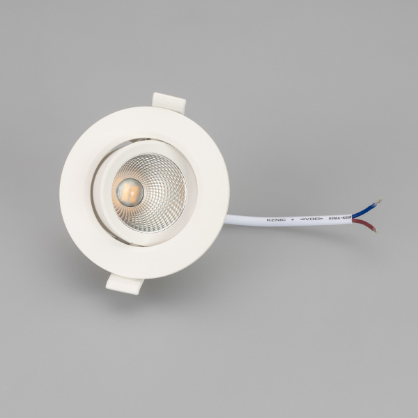 картинка Светильник встраиваемый LED LTD-POLAR-TURN-R90-7W Warm3000 (WH, 36 deg, 230V) (Arlight, IP20 Пластик, 3 года) 032310 от магазина BTSvet