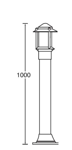 картинка Наземный светильник 67220-100 Bl от магазина BTSvet