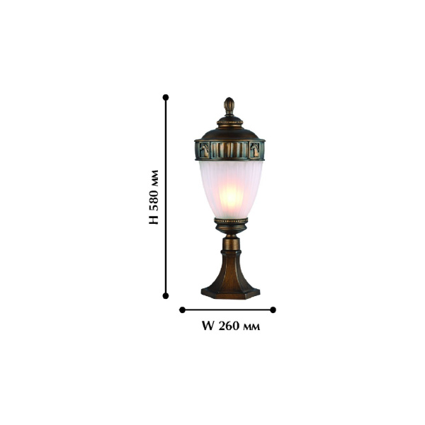 картинка Наземный светильник уличный Misslamp 1335-1T от магазина BTSvet