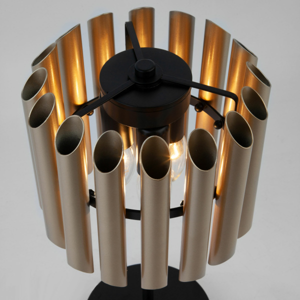 картинка Настольная лампа Castellie 01106/3 черный/шампань от магазина BTSvet