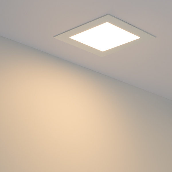 картинка Светильник встраиваемый LED DL-120x120M-9W Warm White (Arlight, IP40 Металл, 3 года) 020127 от магазина BTSvet