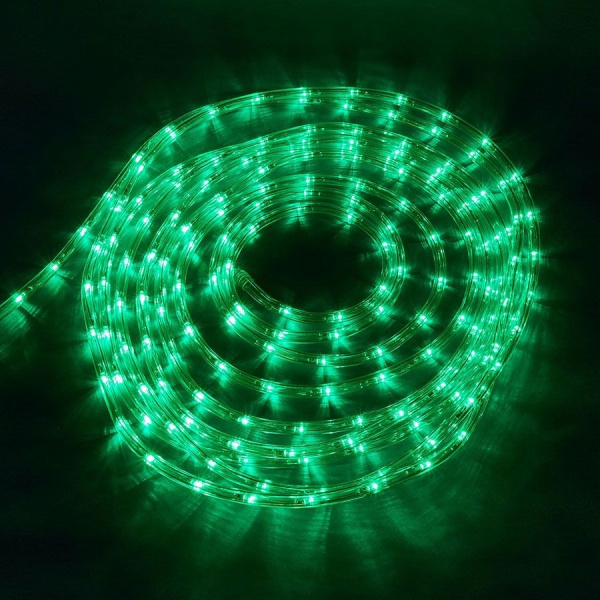 Гирлянда светодиодная Дюралайт. 8м. С контроллером. Зеленый свет ULD ULD-D50 8M/С08 IP44 GREEN