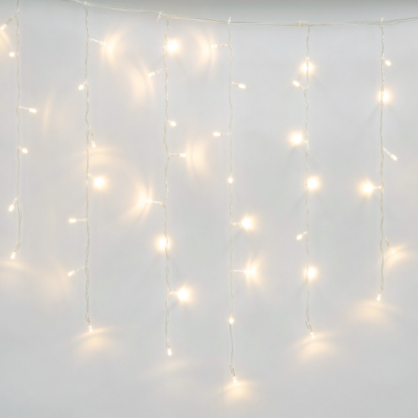 картинка Бахрома светодиодная. 6м. 300 светодиодов. Теплый белый свет. ULD ULD-B6007-300/DTA WARM WHITE IP44 от магазина BTSvet