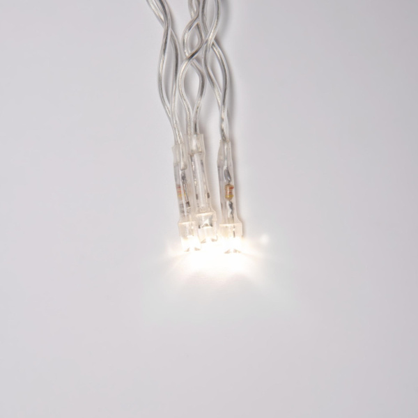картинка Бахрома светодиодная. 6м. 300 светодиодов. Теплый белый свет. ULD ULD-B6007-300/DTA WARM WHITE IP44 от магазина BTSvet