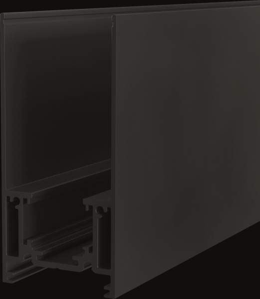 картинка Шинопровод 2м Gravity накладной/подвесной черный Busbar trunkings Gravity TRX010-412B от магазина BTSvet