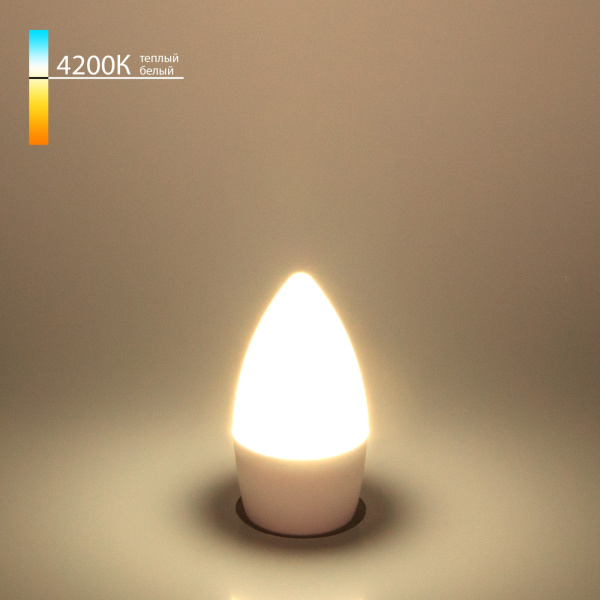 картинка Светодиодная лампа Свеча СD LED 6W 4200K E27 BLE2737 (a048675) от магазина BTSvet