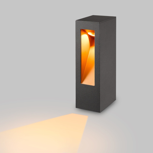 картинка Ландшафтный светильник наземный LGD-MARK-BOLL-H250-7W Warm3000 (GR, 60 deg, 230V) (Arlight, IP54 Металл, 3 года) 029975 от магазина BTSvet