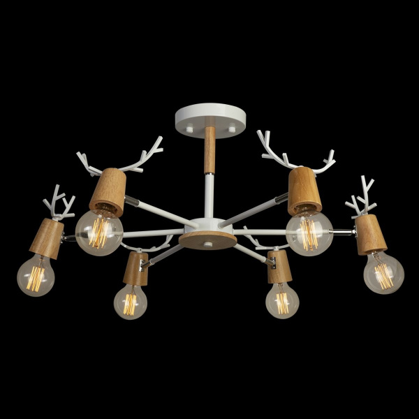 картинка Потолочная люстра для детской Sven 10024/6 White магазин BTSvet картинка Потолочная люстра для детской Sven 10024/6 White от магазина BTSvet