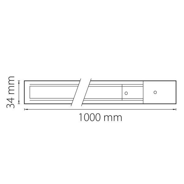 картинка Однофазный шинопровод накладной 220V Barra 502015 от магазина BTSvet