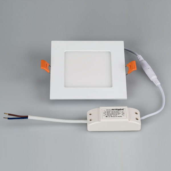 картинка Светильник встраиваемый LED DL-120x120M-9W Day White (Arlight, IP40 Металл, 3 года) 020126 от магазина BTSvet